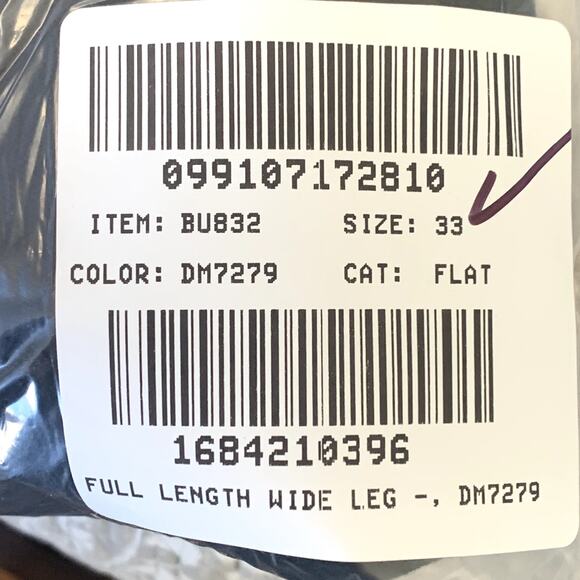 NWT J.Crew Factory Wide-leg Full-length Jean All-day Stretch in Black BU832 - Picture 14 of 15